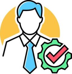 skills-icon-with-check-sign-skilled-employee-icon-and-approved-confirm-done-tick-completed-symbol-icon-capability-skills-employee-faculty-expertise-ability-accept-agree-apply-approved-free-vector